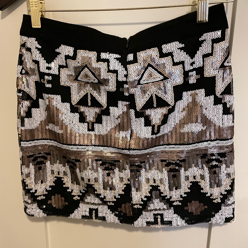 Sequin mini skirt S